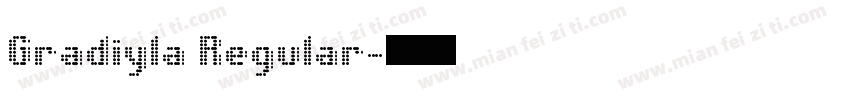 Gradiyla Regular字体转换